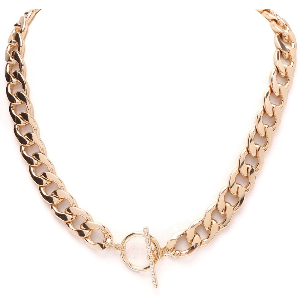 Toggled Necklace- Gold